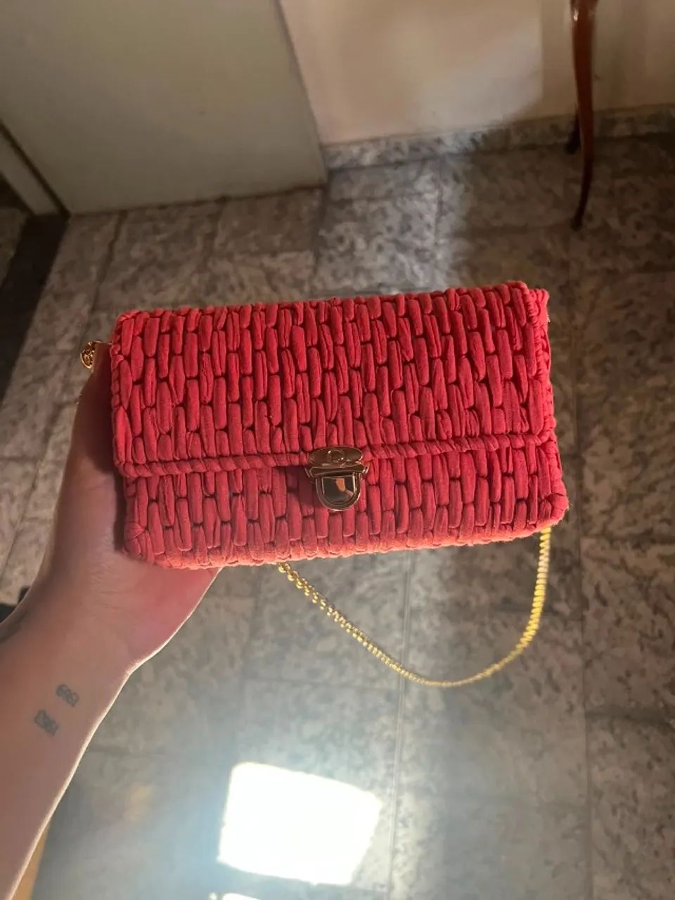 Bolsa em croche - Foto 3