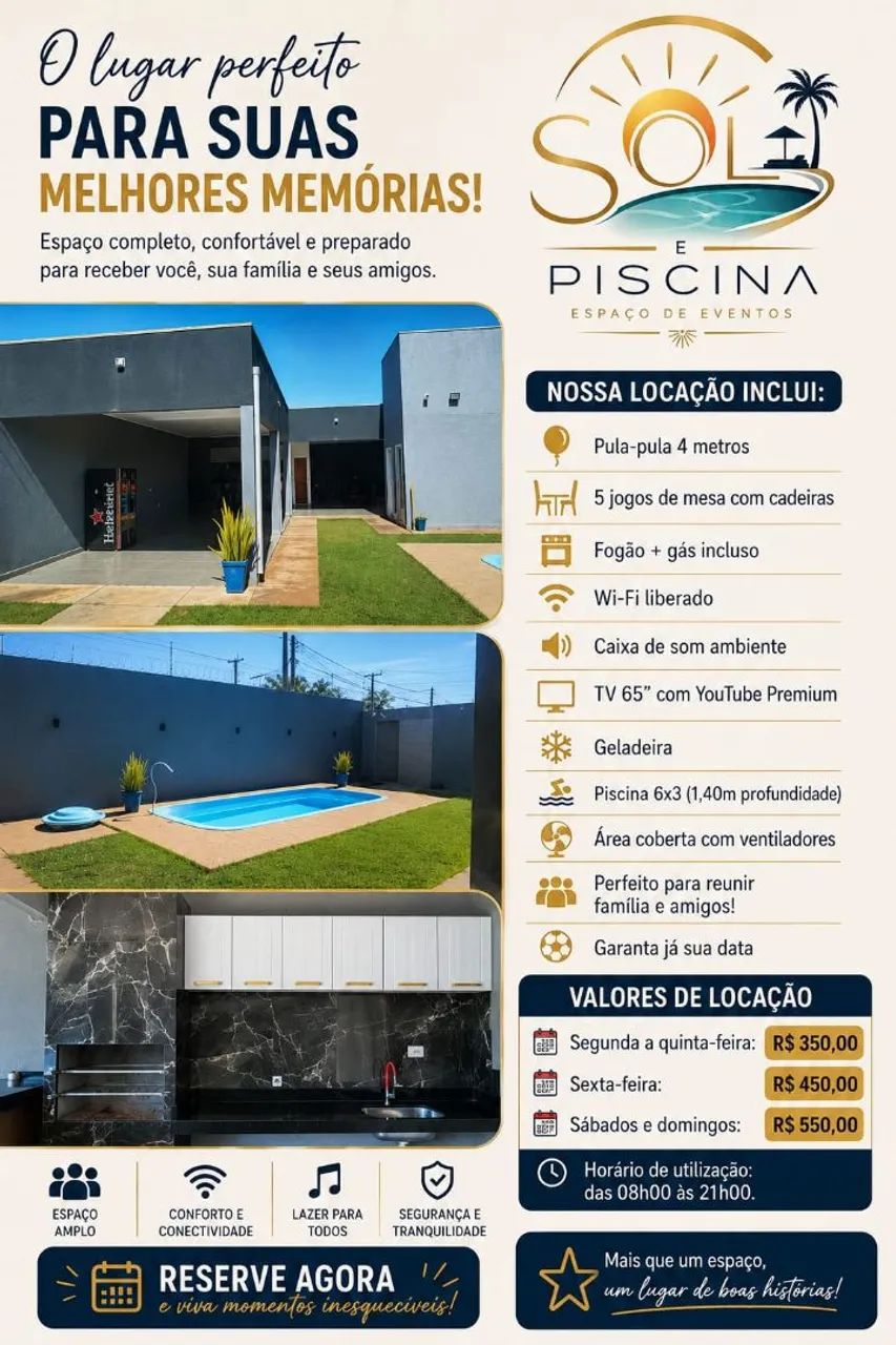 Espaço de festa e Eventos 