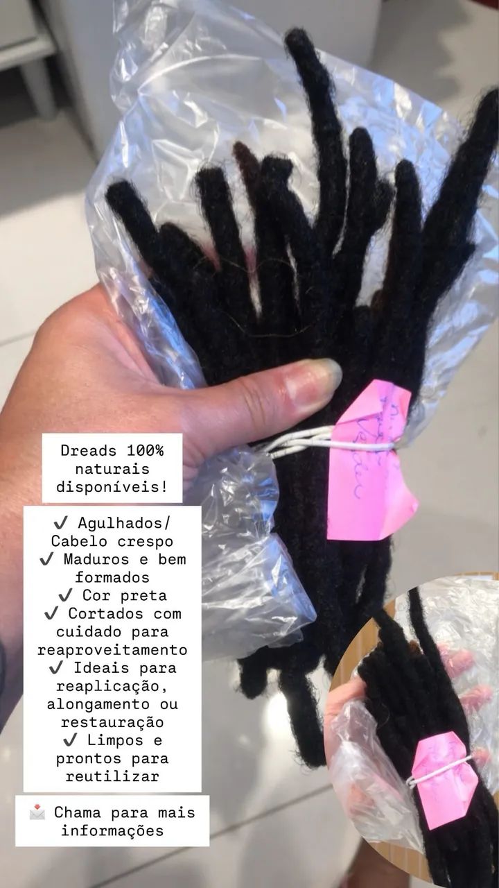 Dread cabelo natural  - Foto 2