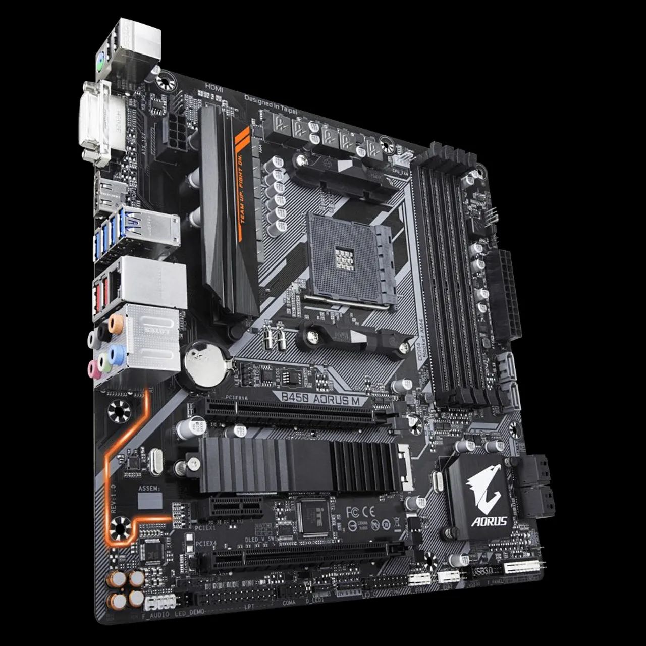 Processador ryzen 7 2700x e placa mãe aorus b450m AMD - Foto 2