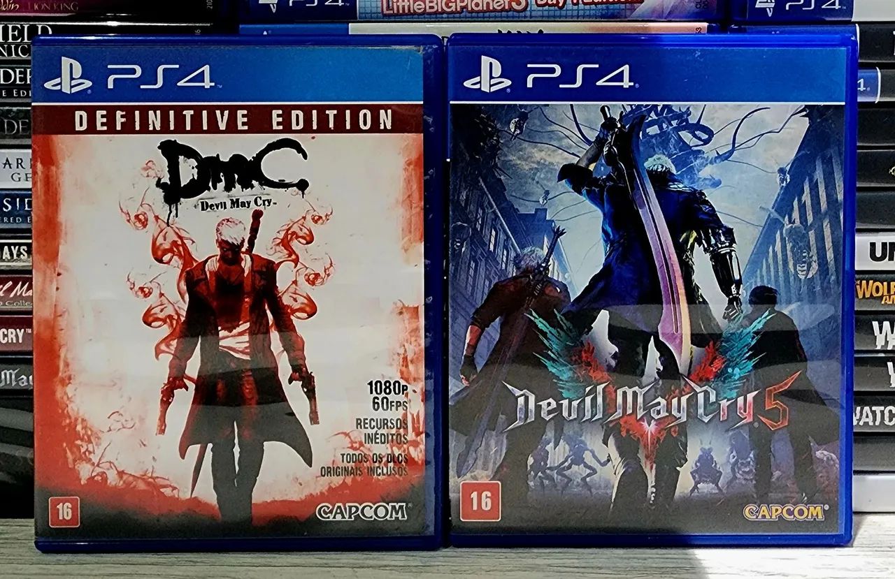 Jogos Ps4 Combo Devil May Cry Definitive (DMC) + Devil May Cry 5
