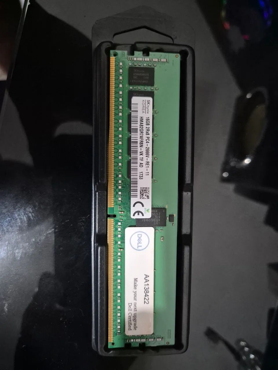 Memória para servidor 16GB 2Rx8 PC4-2666