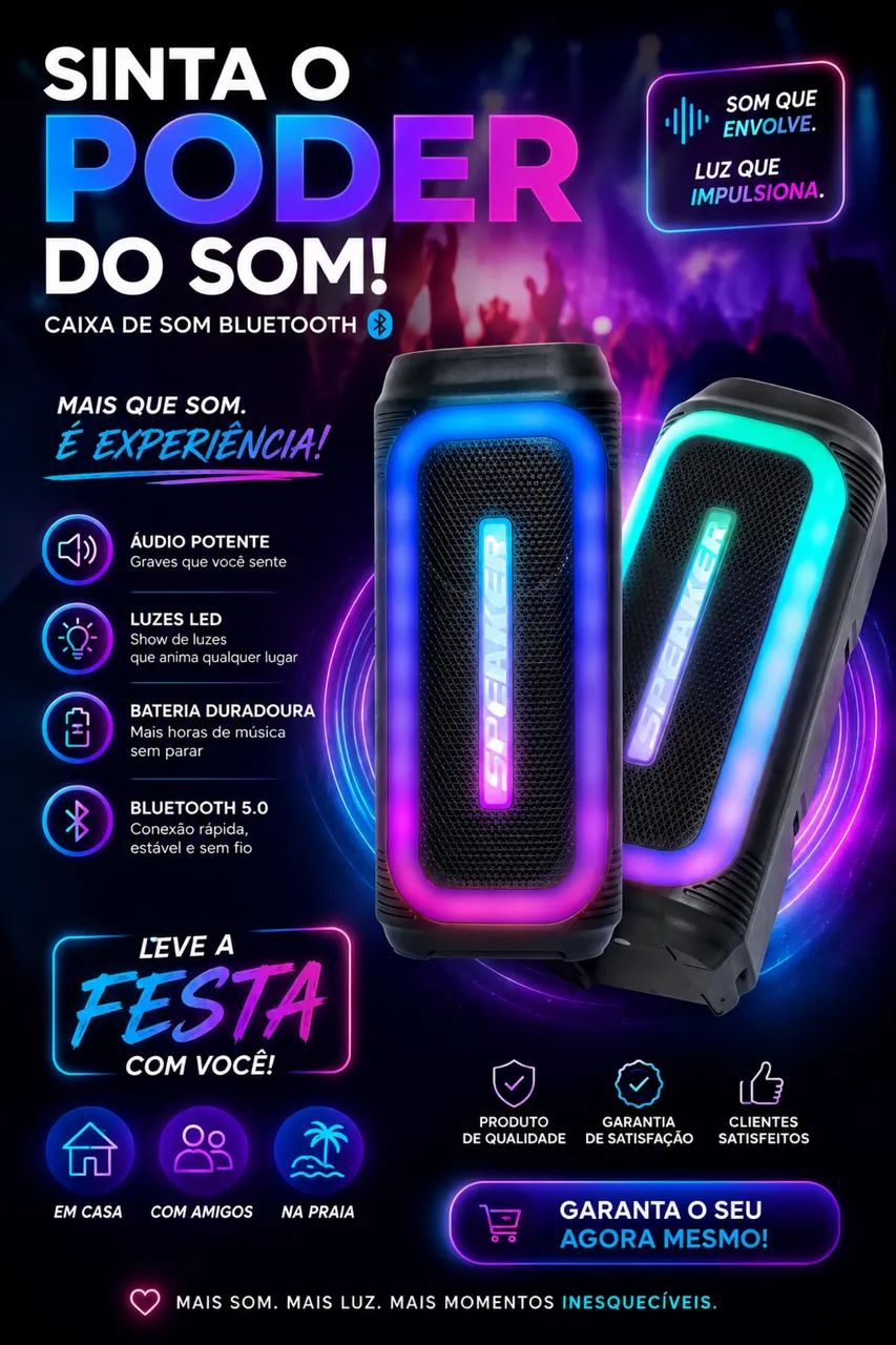 Caixa de Som 50W