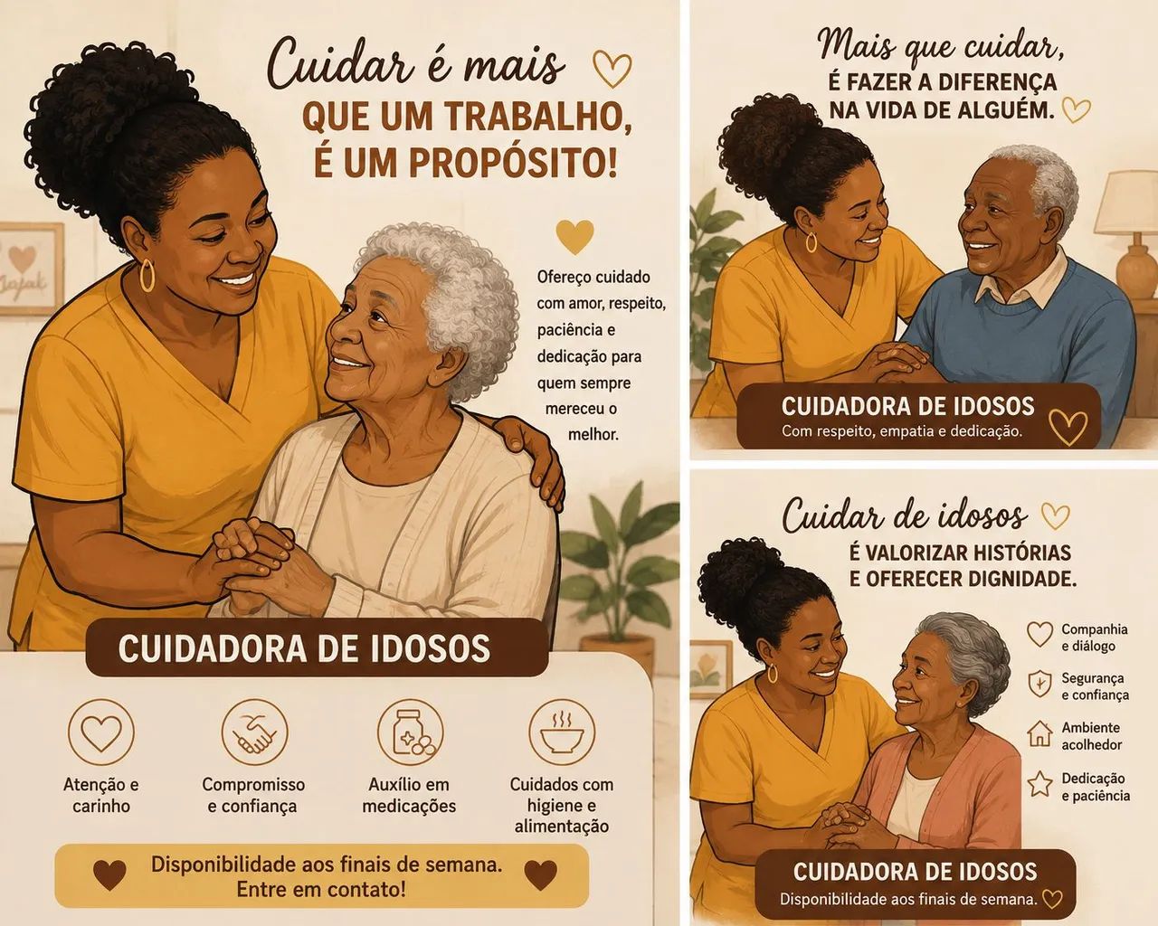 CUIDADORA DE IDOSOS 