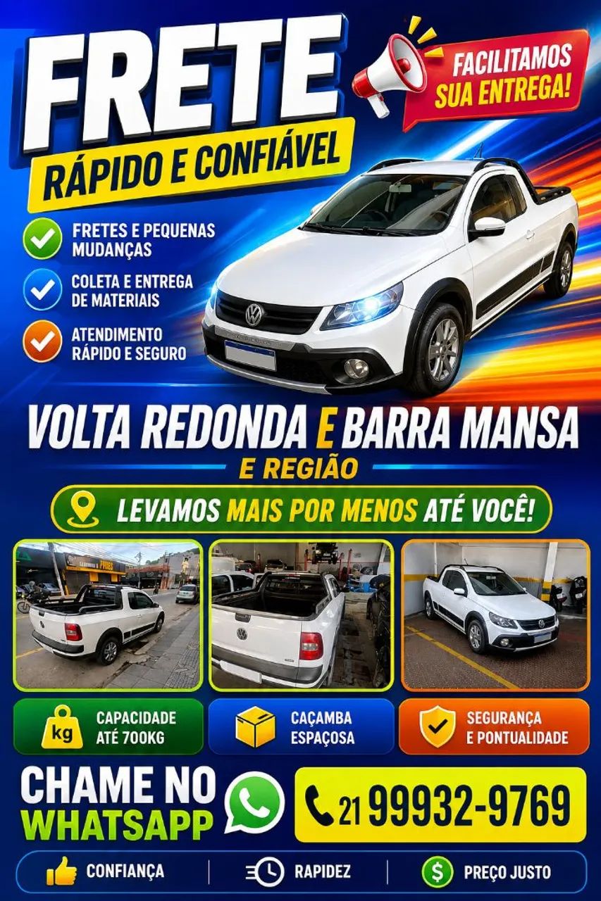 Fretes Volta Redonda e Barra Mansa 