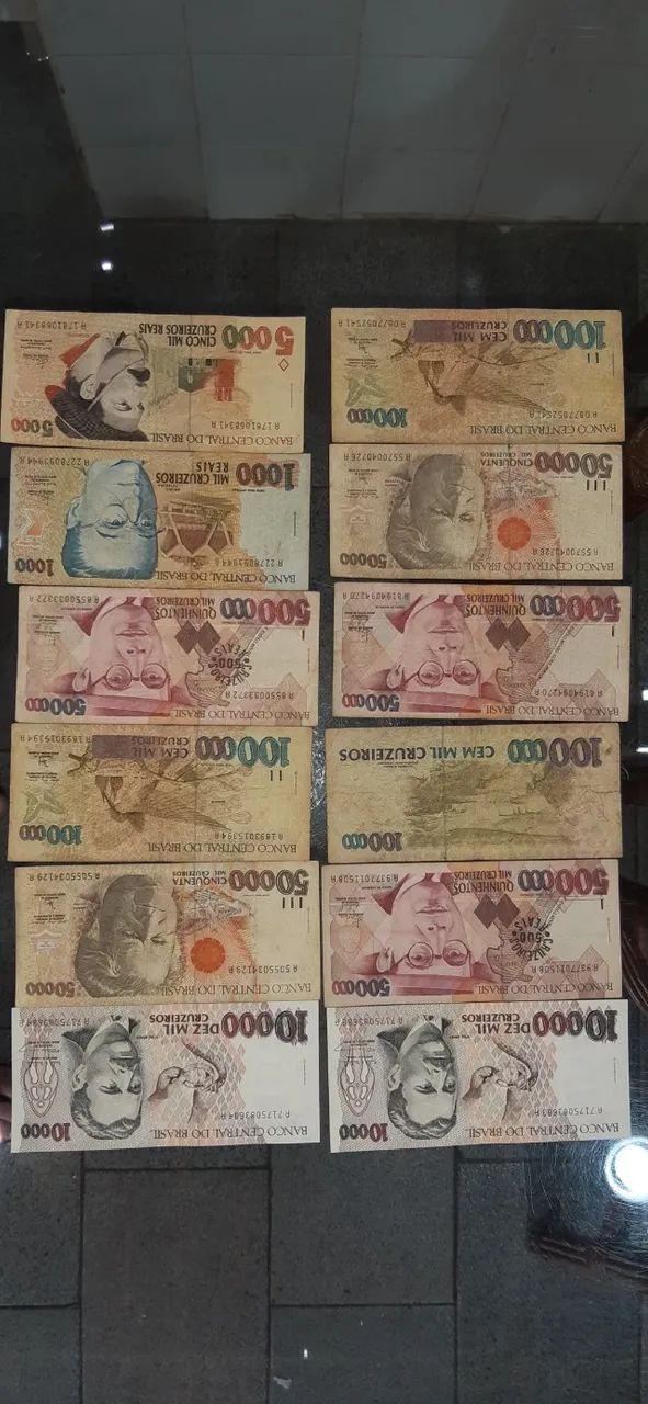 VENDO CÉDULAS DE NOTAS ANTIGAS NACIONAL E INTERNACIONAL. - Foto 5