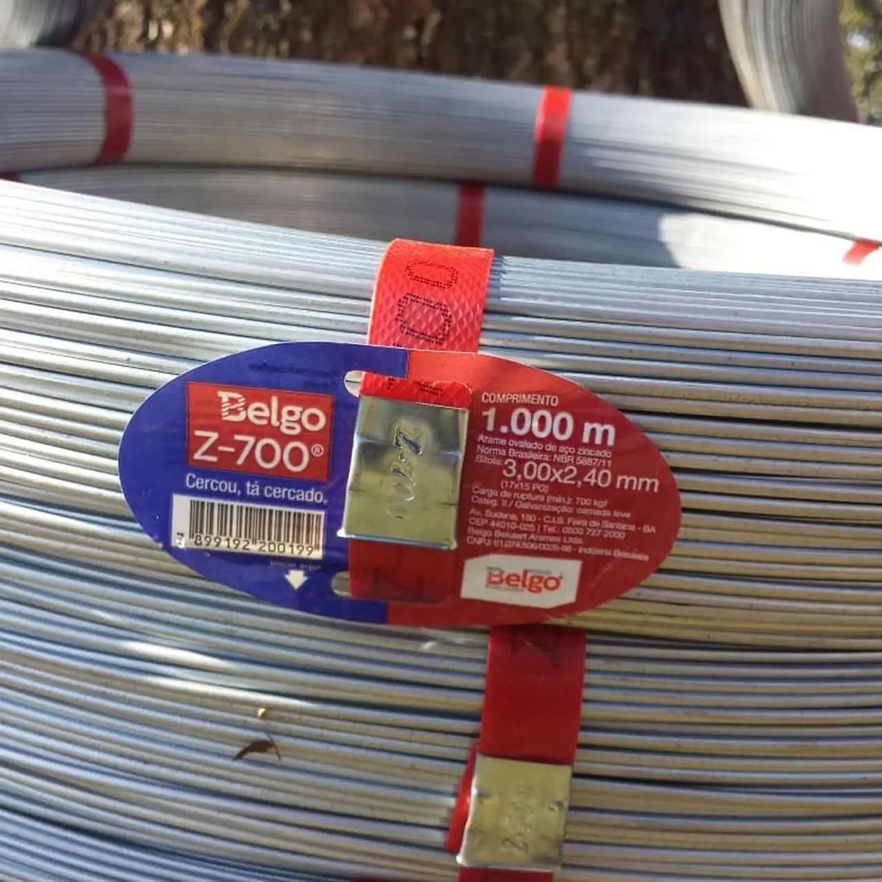 Arame liso Belgo Z700 o top.