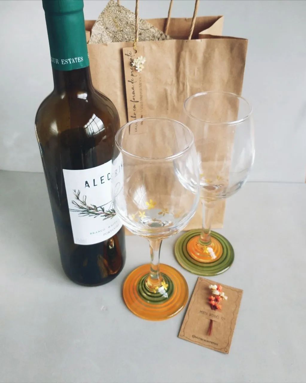 Taça Gin Colorida Vidro  - Foto 5