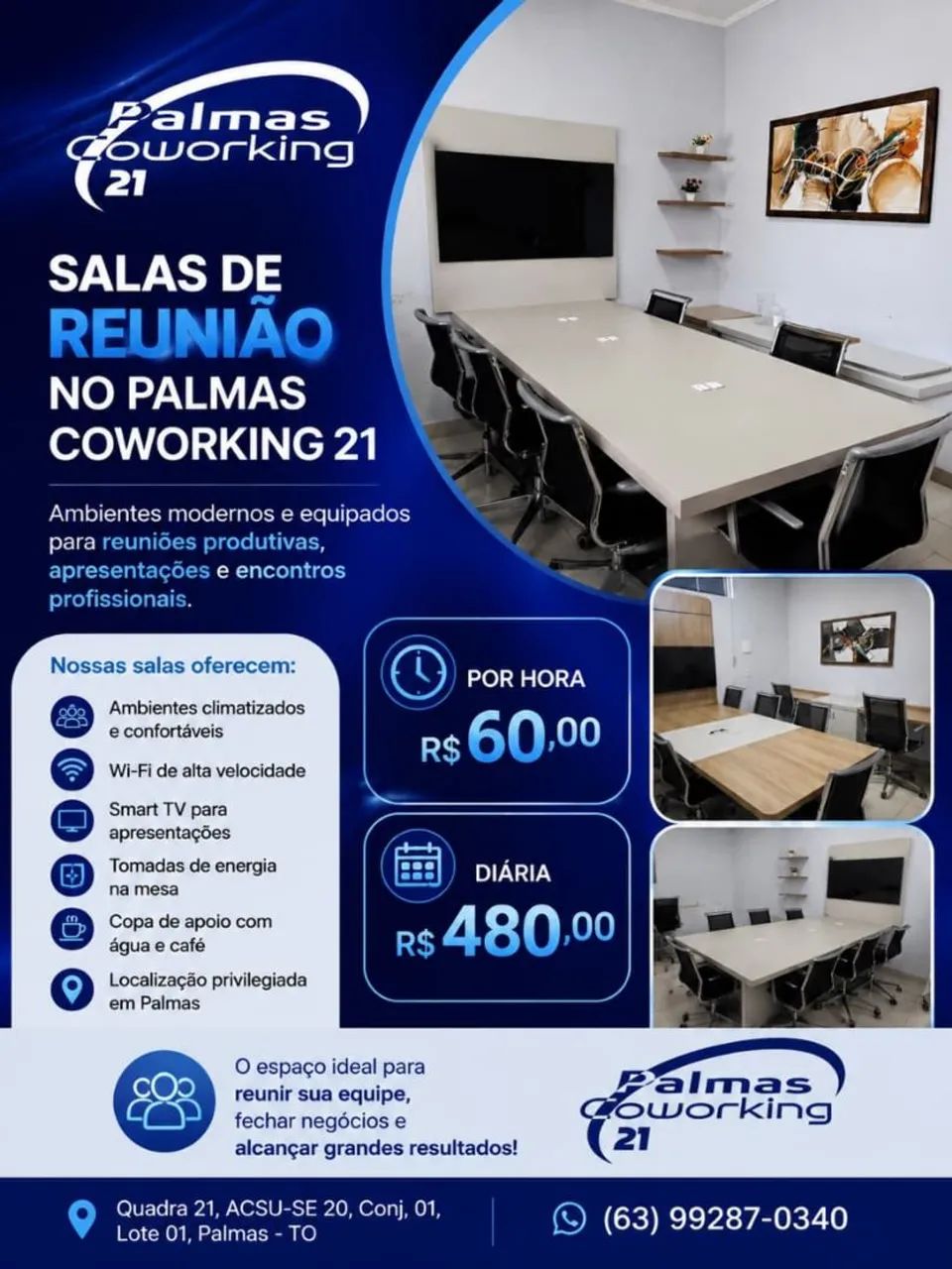 Salas de reunião 