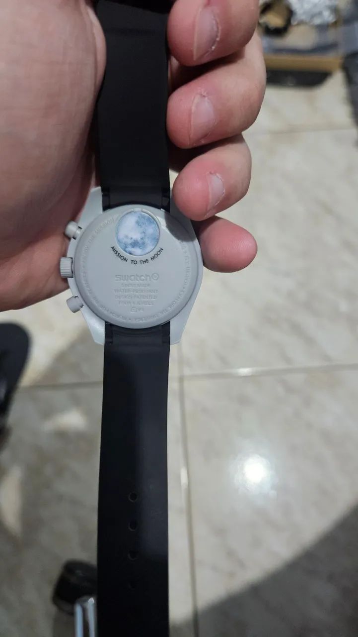 Relógio Omega x Swatch Moonswatch - Completo com caixa - Foto 4