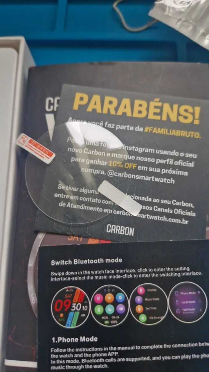 RELOGIO CARBON VULCAN C22 - Foto 4