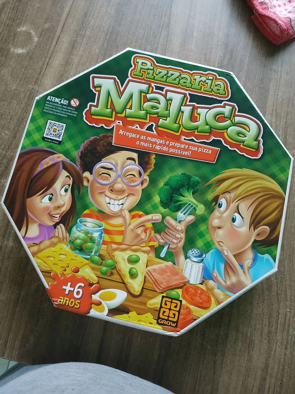 Jogo de tabuleiro pizza