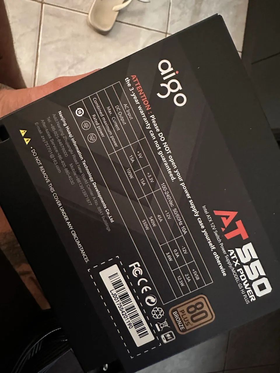 Fonte para PC 550W