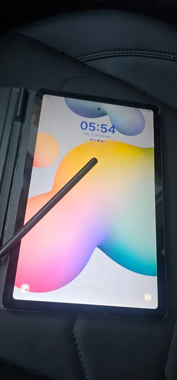 Samsung Galaxy Tab S6 com S Pen e Capa Original - Tela Trincada - Foto 2