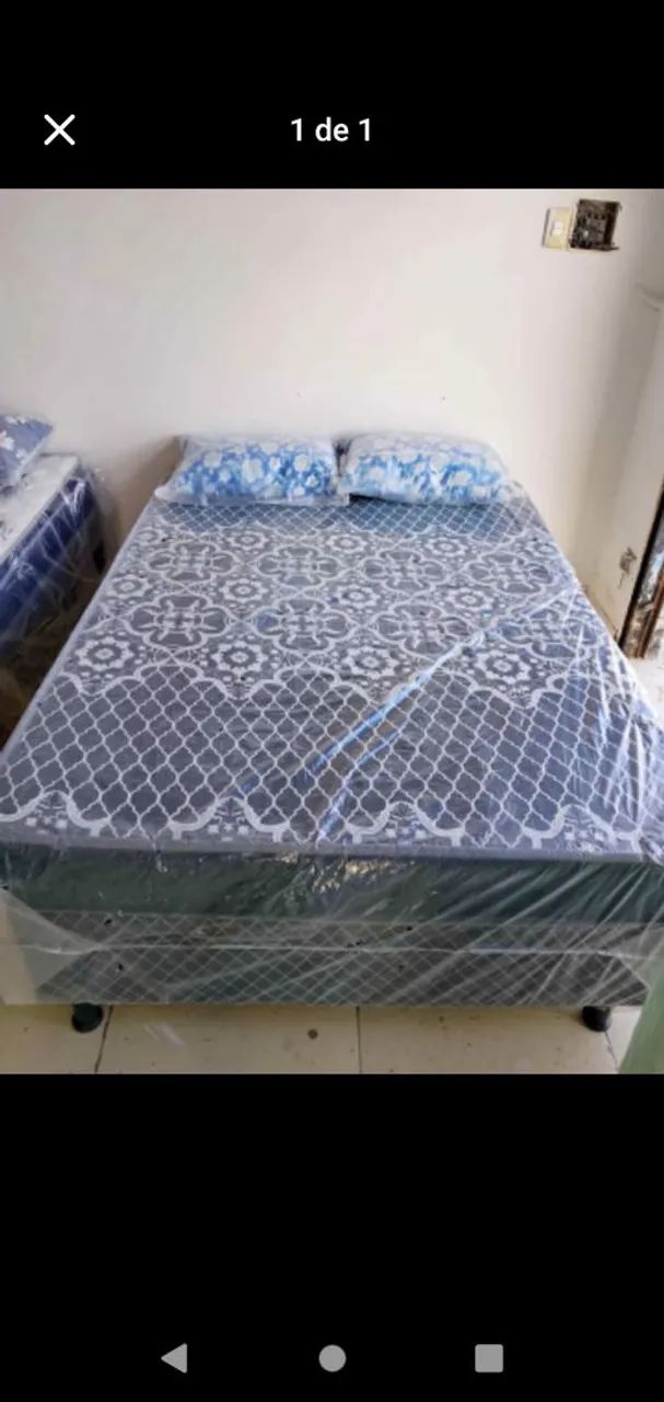 Cama box casal nova 
