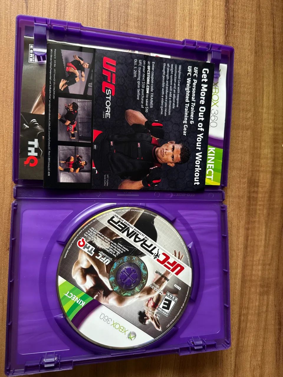Jeu UFC Trainer Xbox 360 Kinect - Version PAL Française Complète En Boîte, Bon état