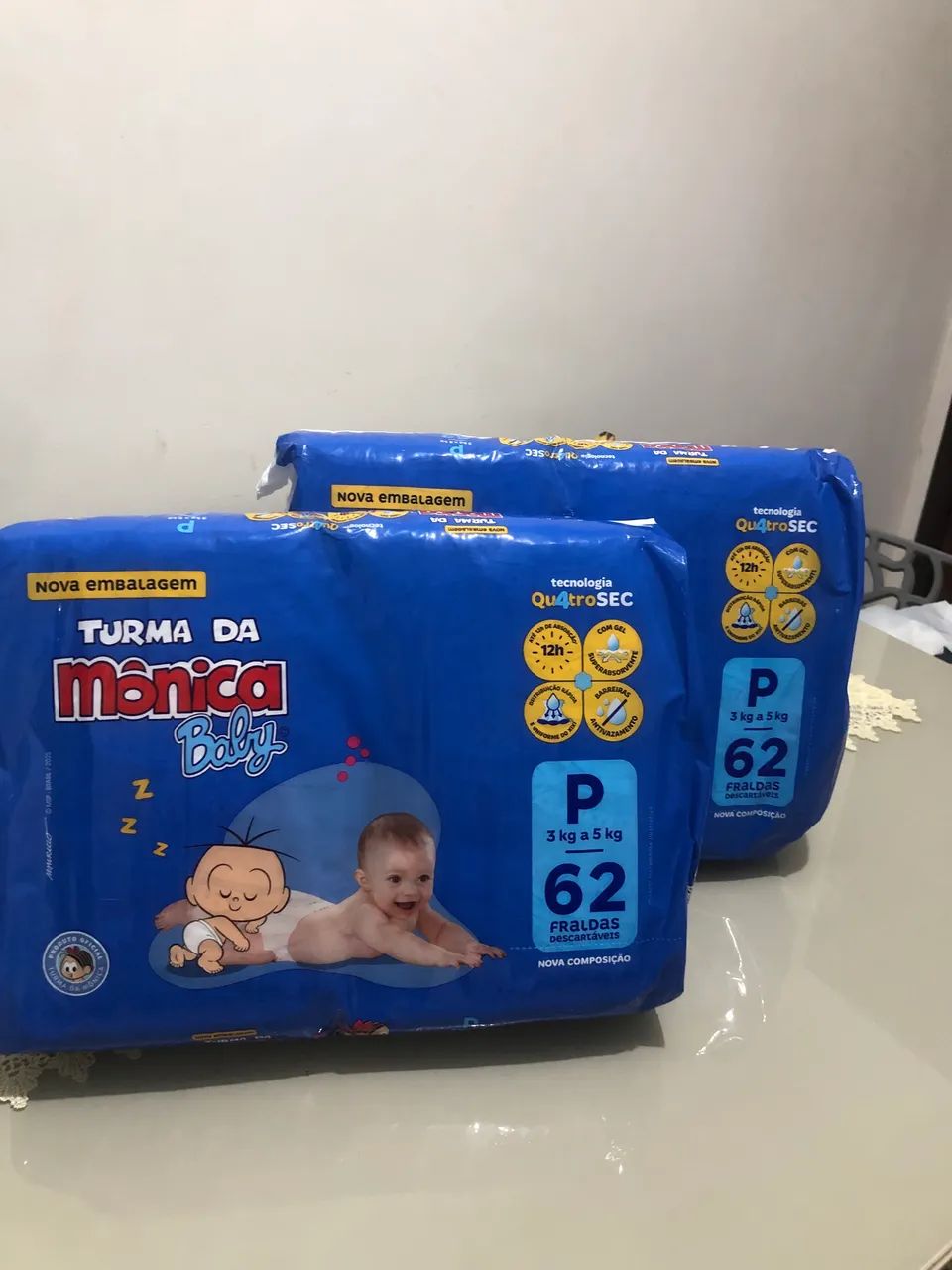 Fraldas tamanho P - Foto 2