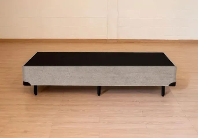 Base box solteiro bege