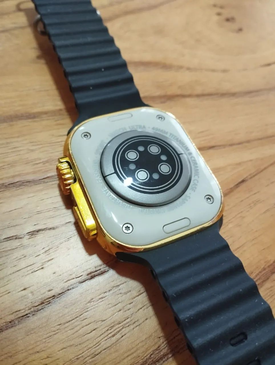 Smartwatch Ultra Max Big 2.2 Infinity Display Golden Edition - Foto 4