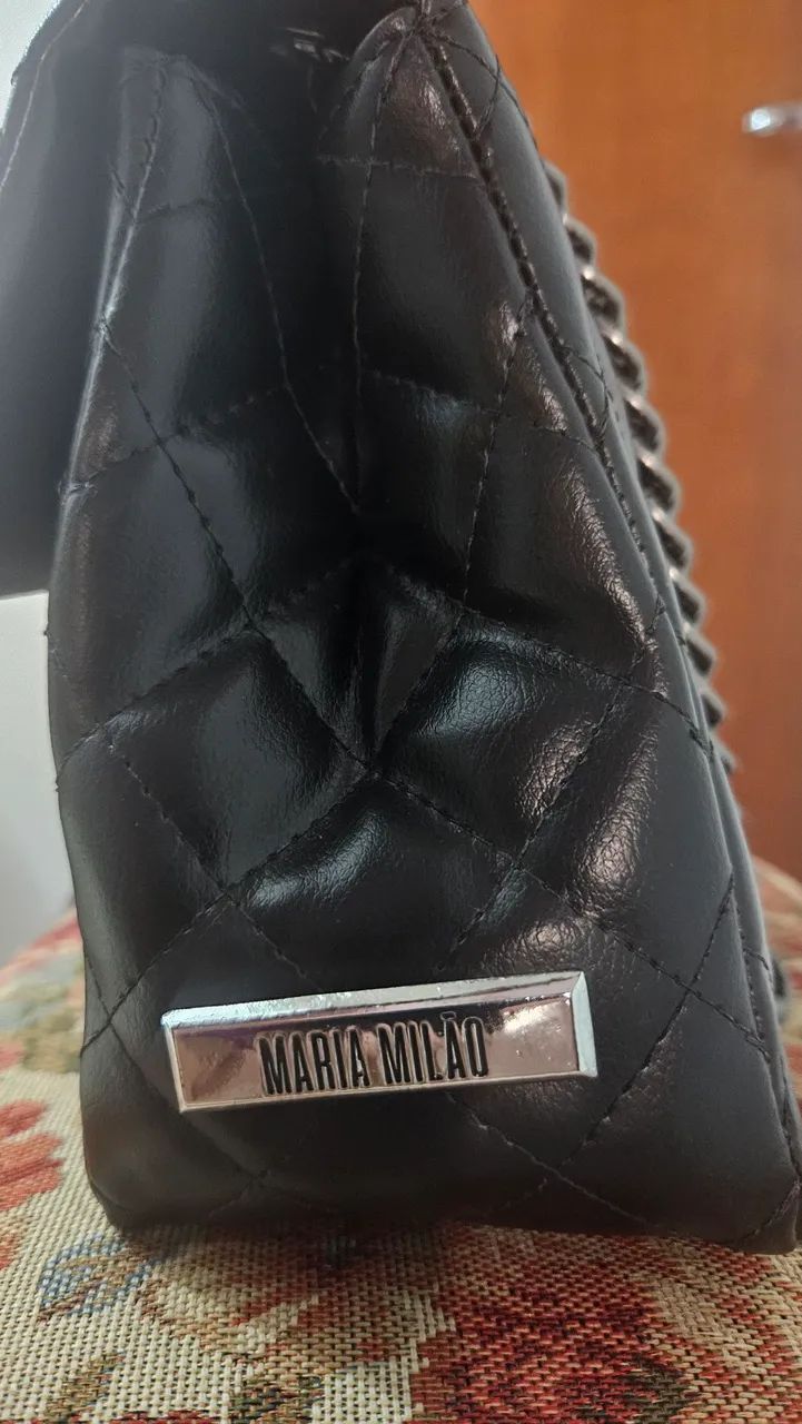 Bolsa Preta Matelassê  Maria Milão - Foto 4