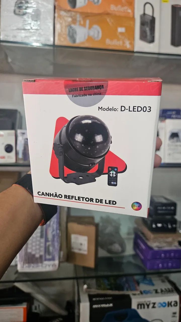 Jogo de luzes com controle 