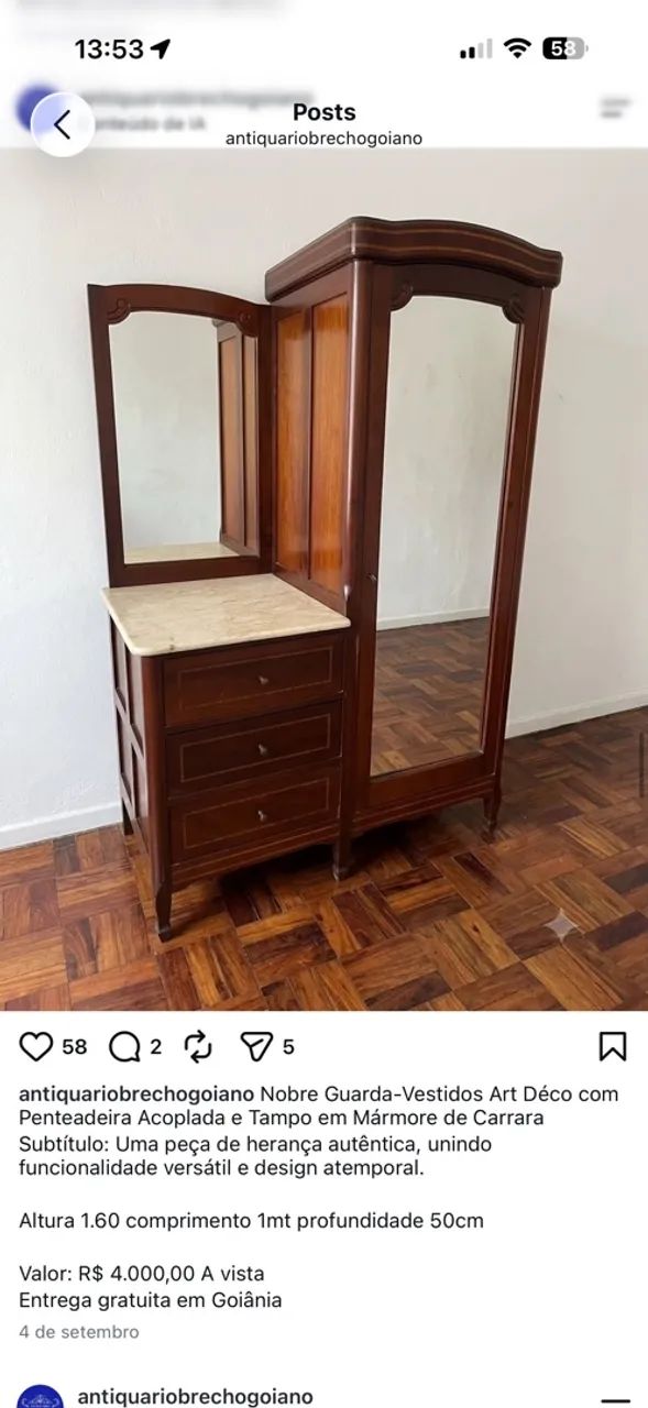 Nobre guarda vestidos 