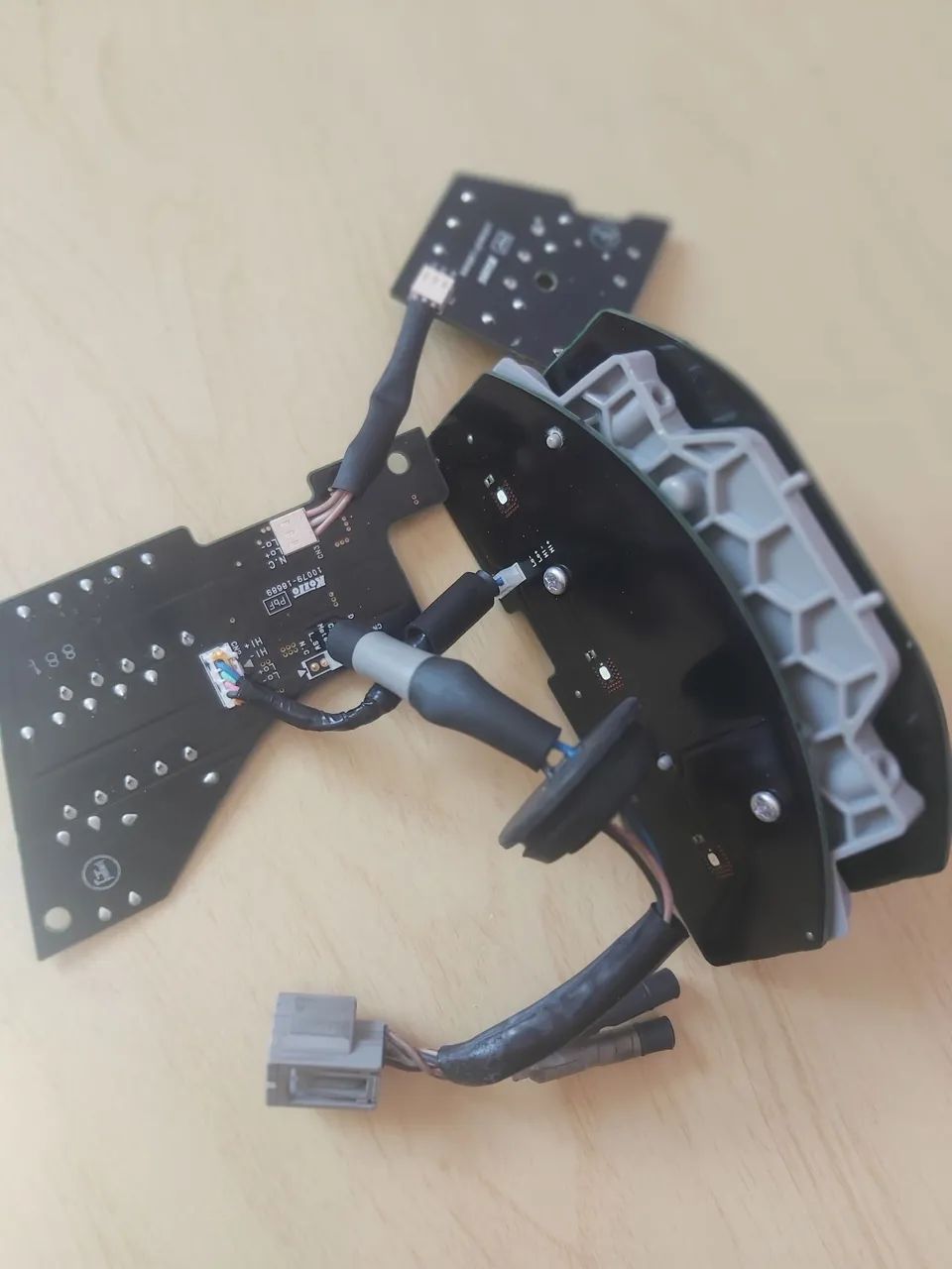 Placa de Led farol alto e baixo para Honda 500F 650 1000  - Foto 5