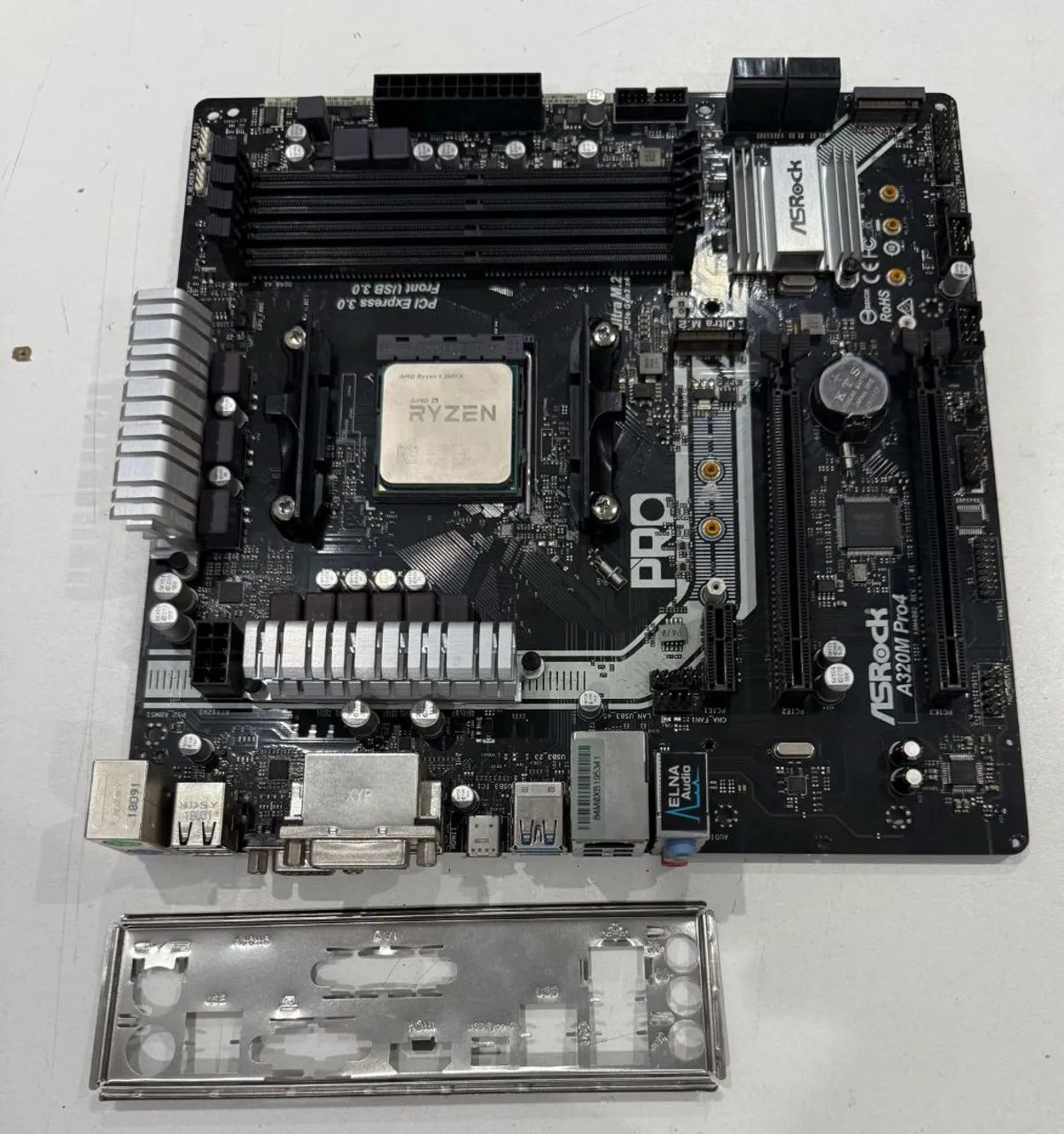 A320MM出品 Kit placa mãe rz 5 2600x + a320m pro - Peças de Hardware
