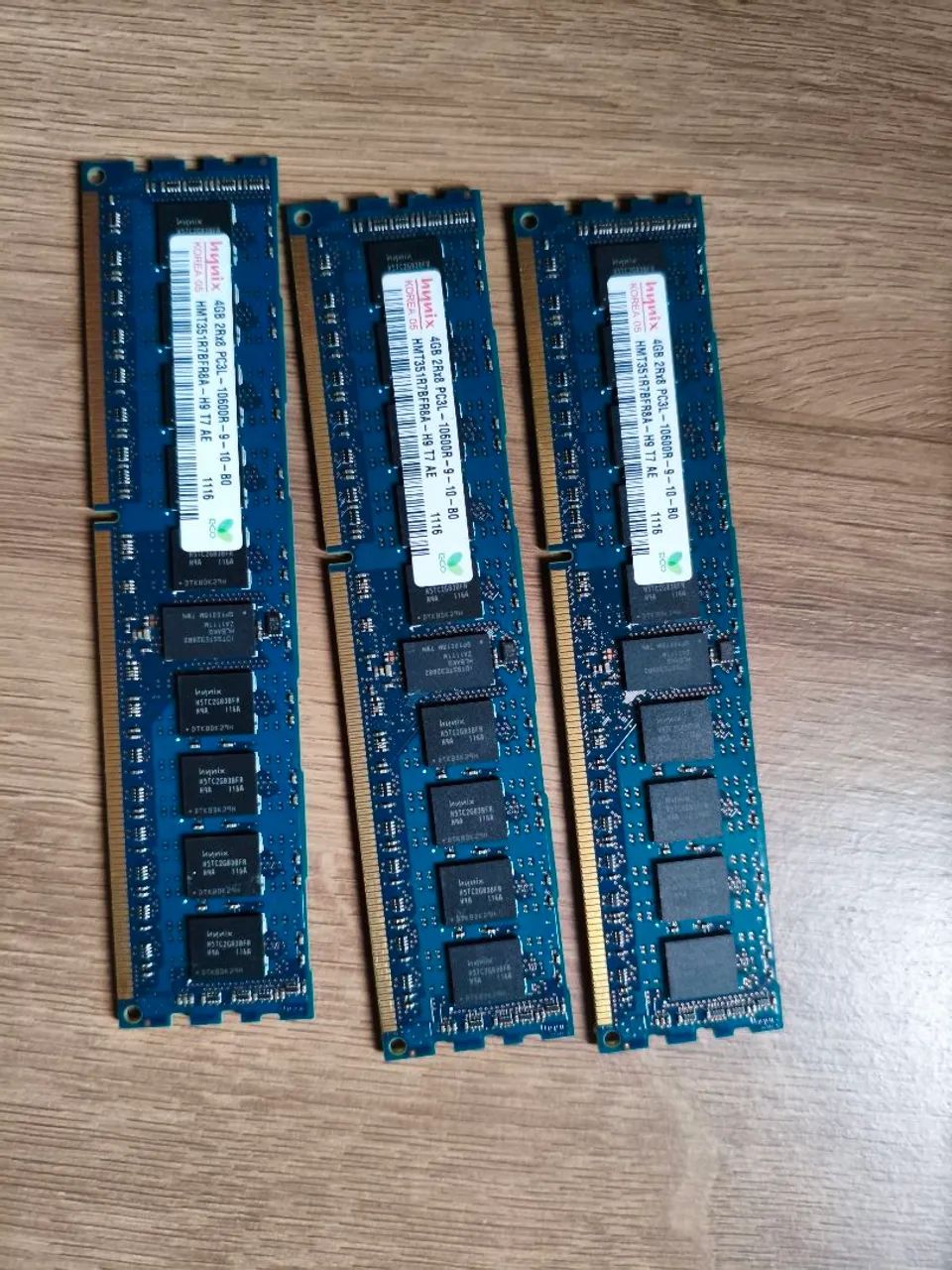 Kit 03 memórias DDR3 4GB