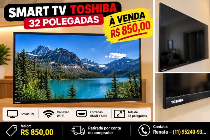 Smart TV 32 polegadas 