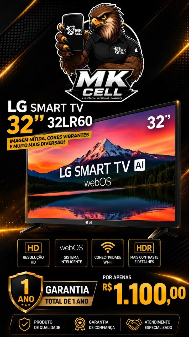 TV SMART LG 32 POLEGADAS 32LR60