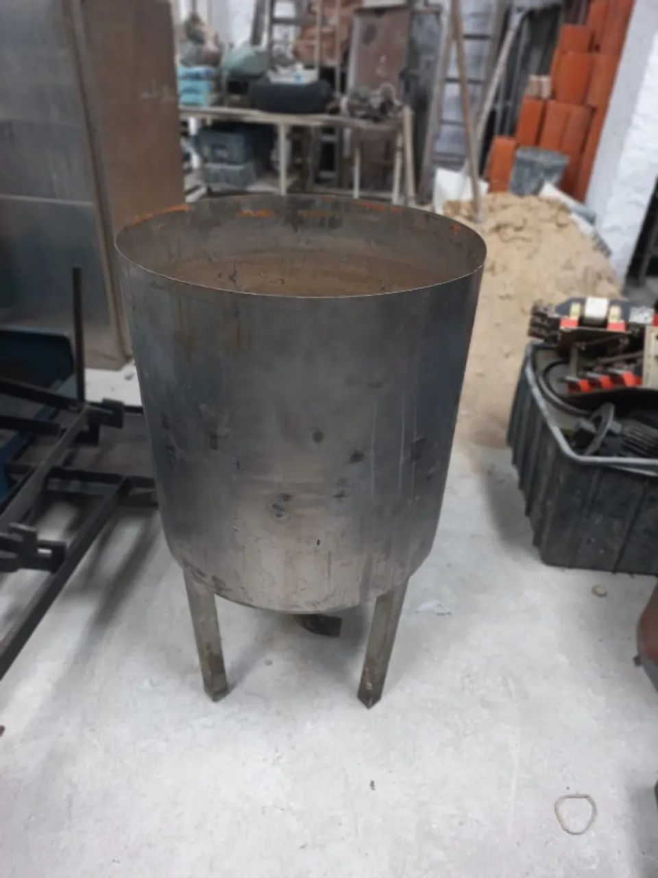 Funil Aço Inox 1000 Mm Altura X 600 Mm Diâmetro / -- 00215