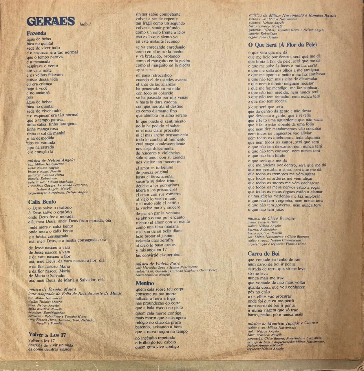 LP de Vinil Milton Nascimento - Geraes (1976) - Foto 4