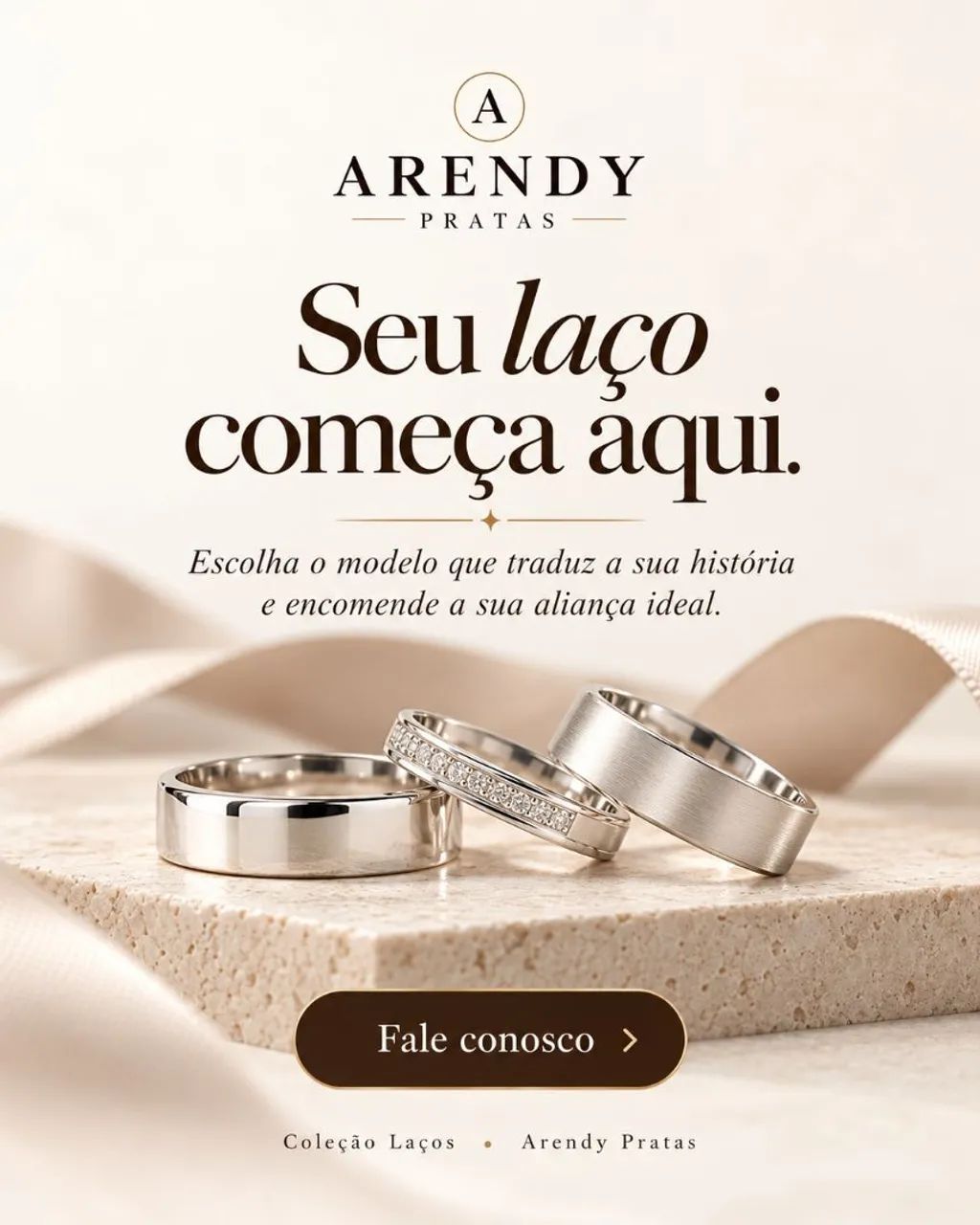 Alianças em PRATA 950!