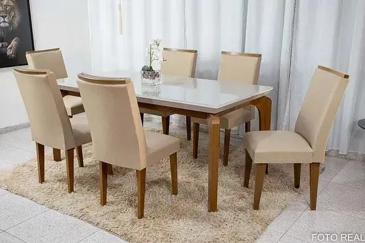 Mesa de jantar 6 pessoas