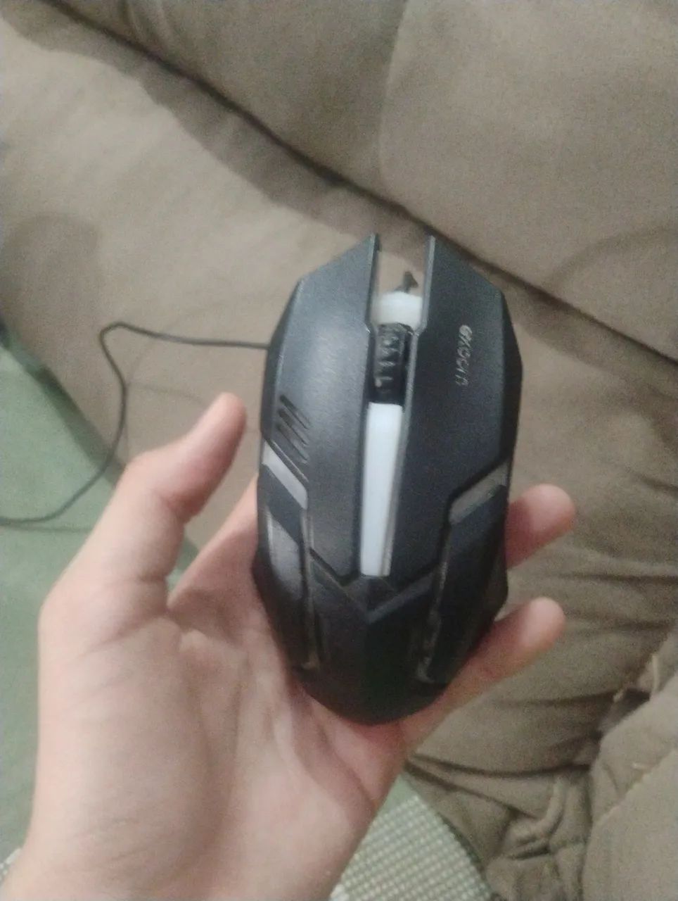Mouse gamer com led