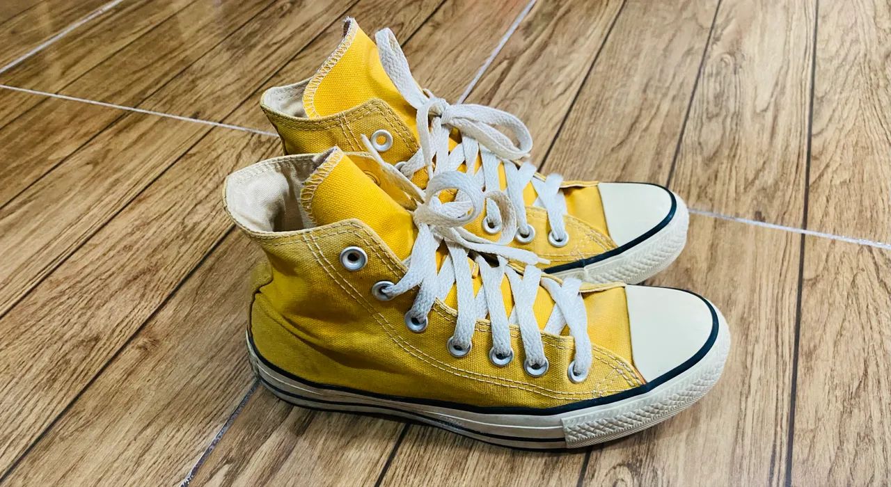 Converse chuck taylor amarelo 34