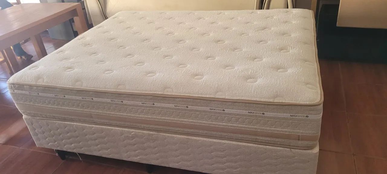 Cama box Queen size colchão herval molas ensacadas  - Foto 5