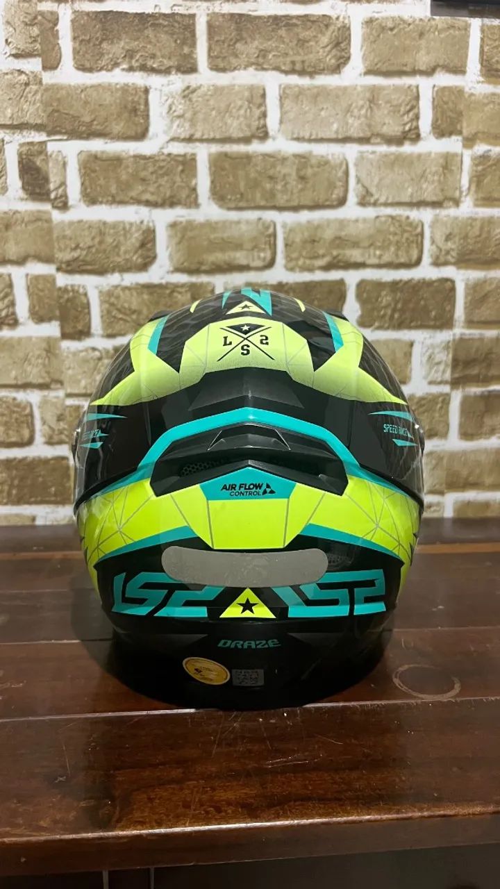 Capacete ls2 draze verde  - Foto 4