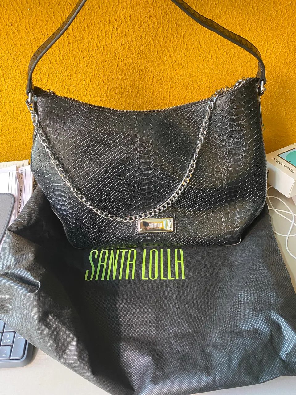 Bolsa Santa lolla usada uma vez  - Foto 3