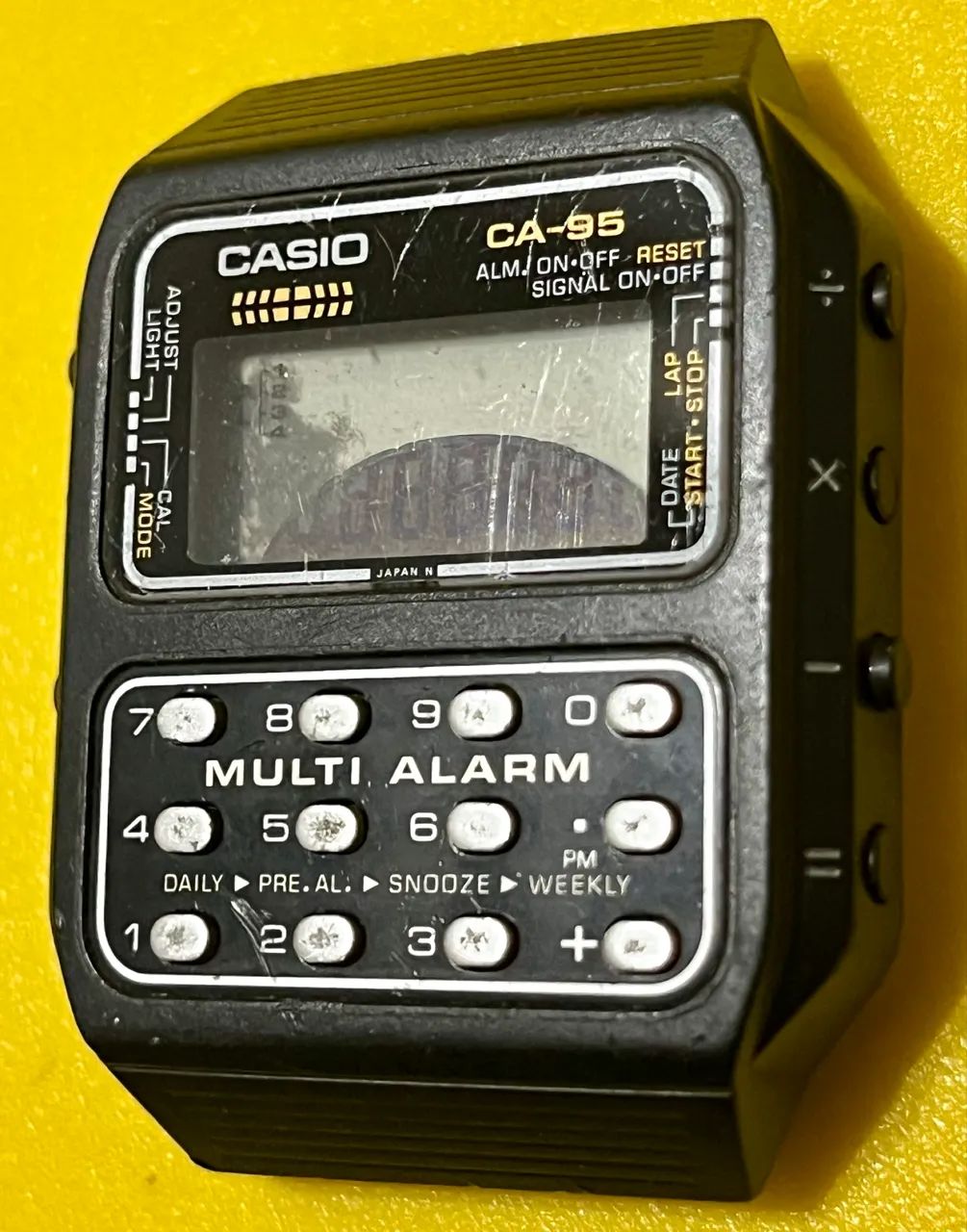Relógio Casio Calculadora CA-95 vintage (sucata)  - Foto 4