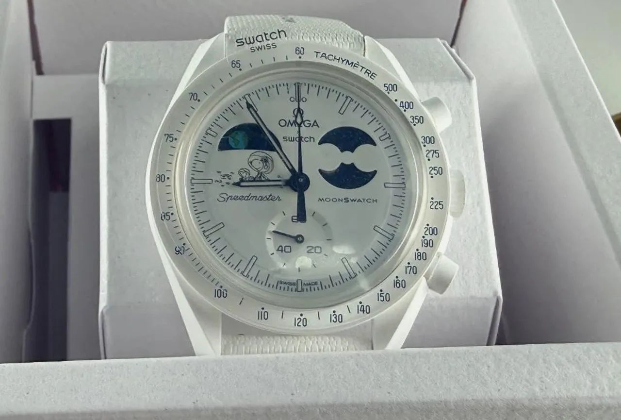 OMEGA x Swatch MoonSwatch Mission to Earthphase Moonshine Gold