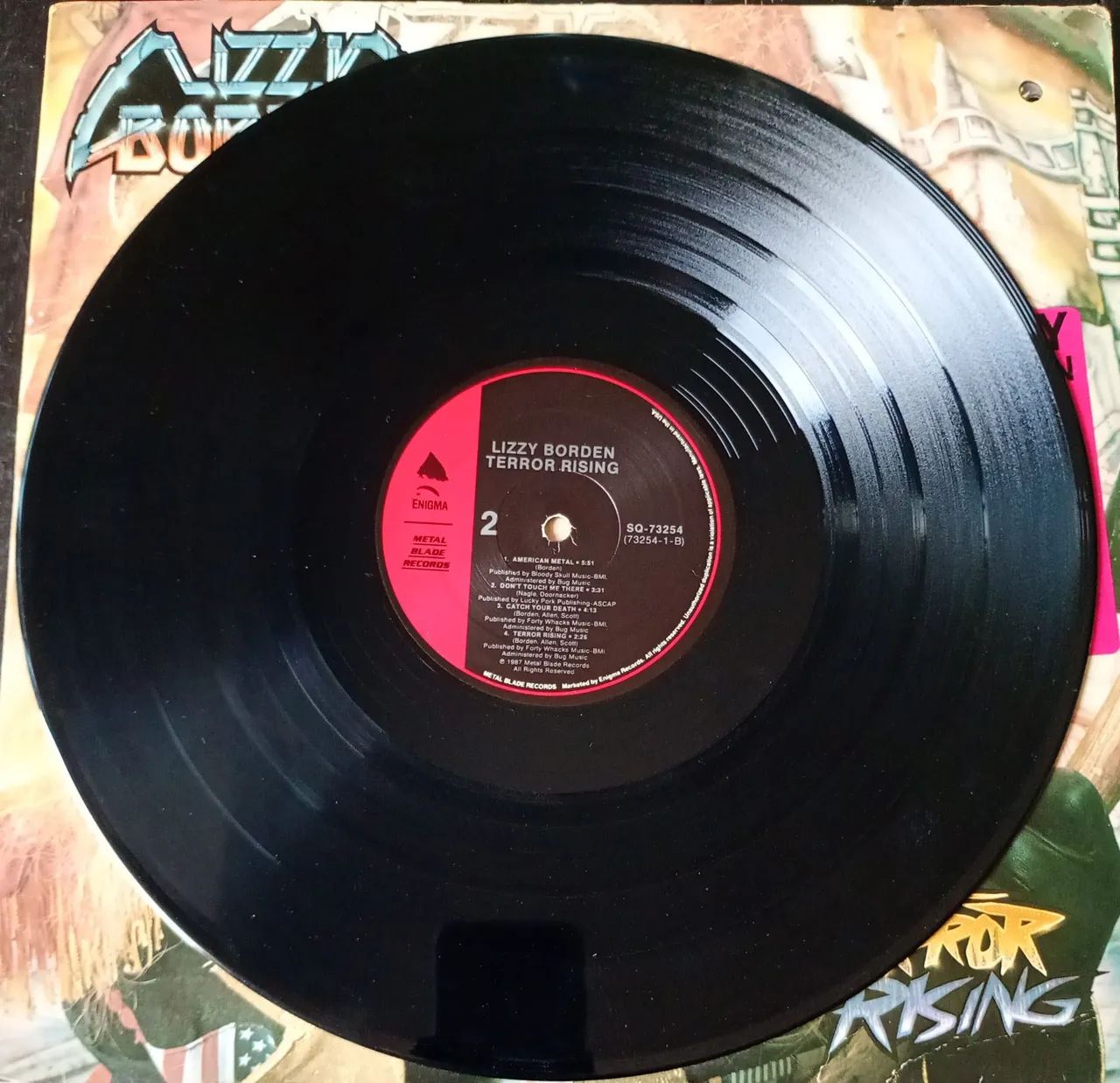 LP LIZZY BORDEN Terror Rising Disco De Vinil Importado  - Foto 3