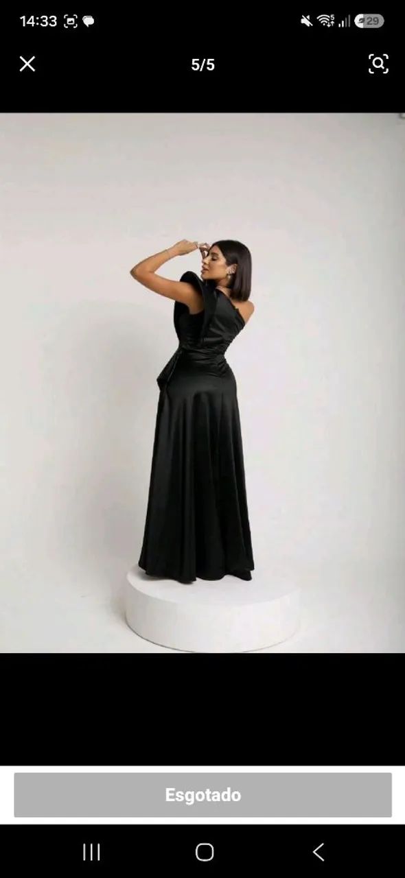 VESTIDO PRETO FESTA 