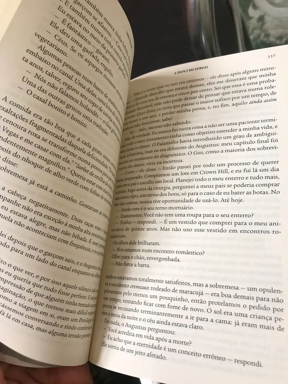 Livro a culpa é das estrelas  - Foto 3