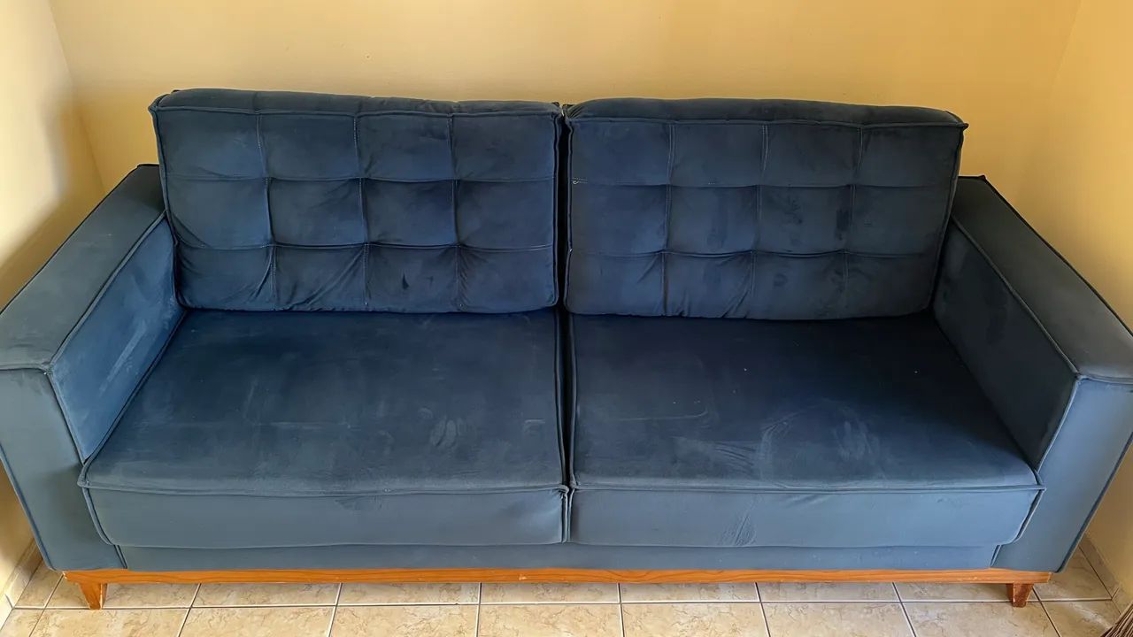 Vendo sofá 03 lugares - Foto 5