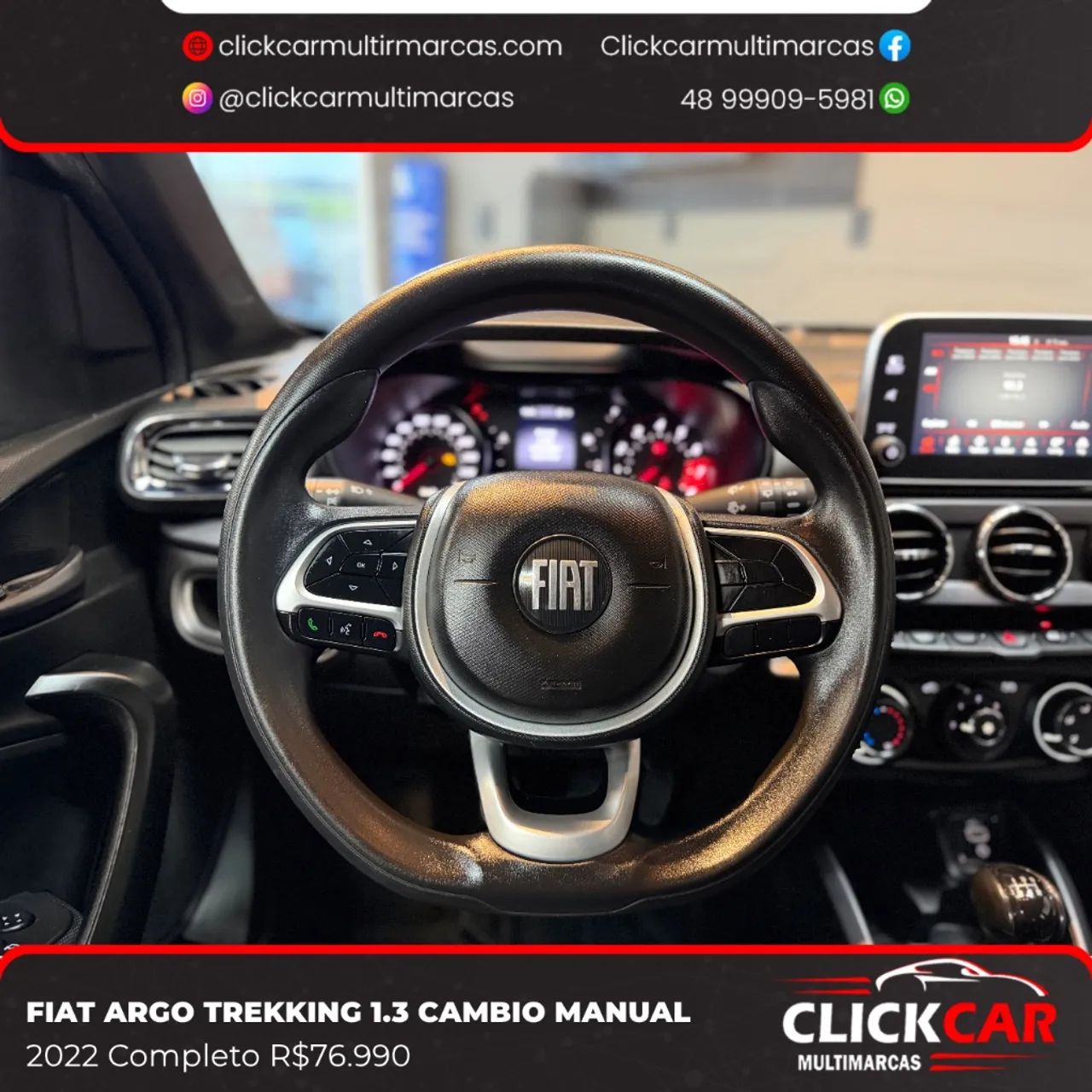 Fiat Argo Trekking 1.3 8V Flex Mec. 2022 - Foto 2