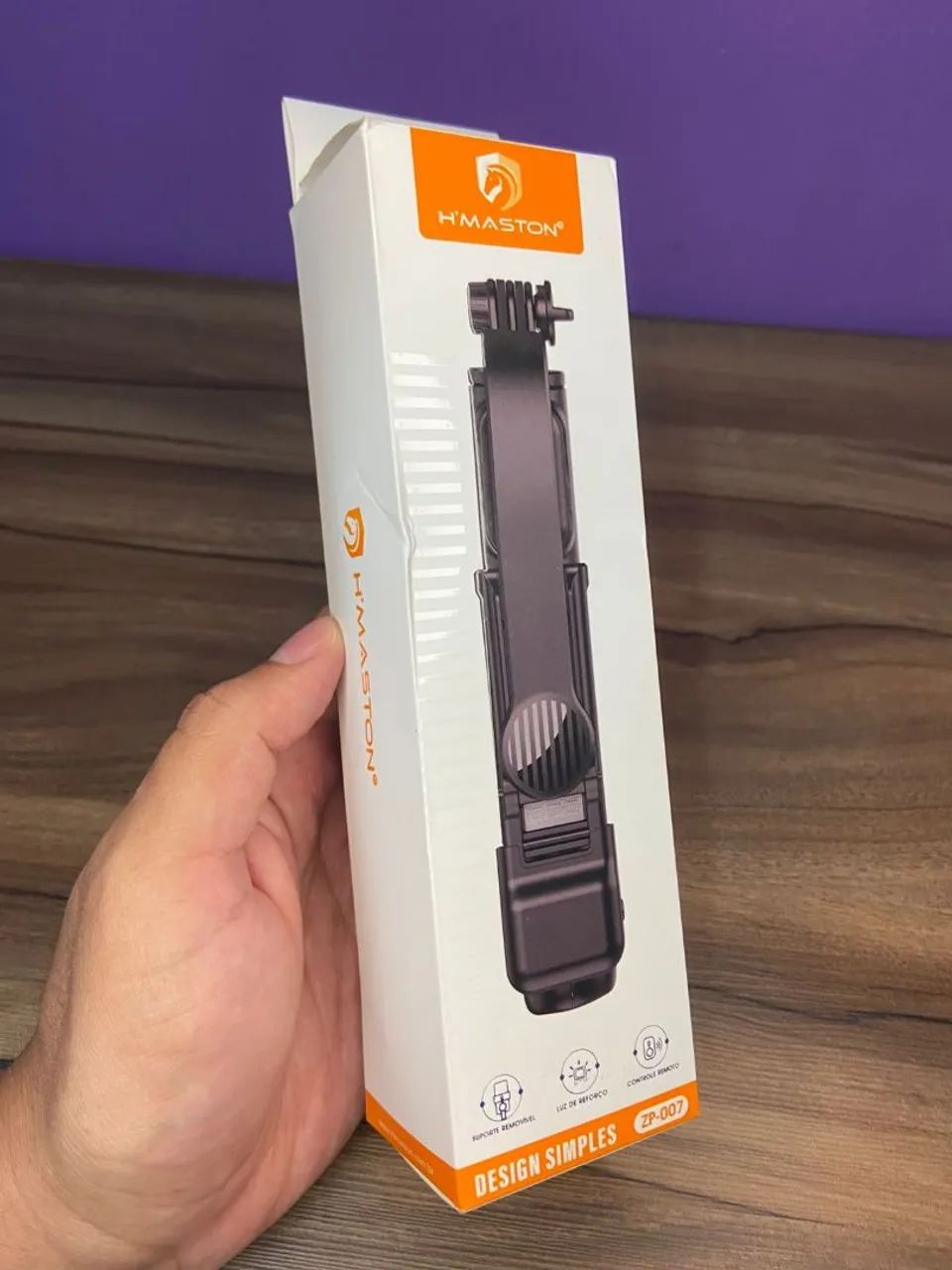 Bastão Tripé Multifuncional Bluetooth ZP-007 H?Maston - Foto 4