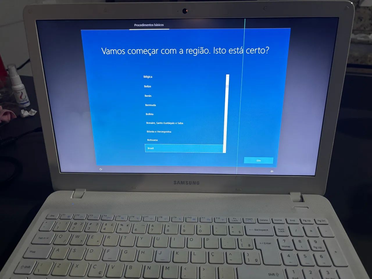 Notebook Samsung np300e5m 