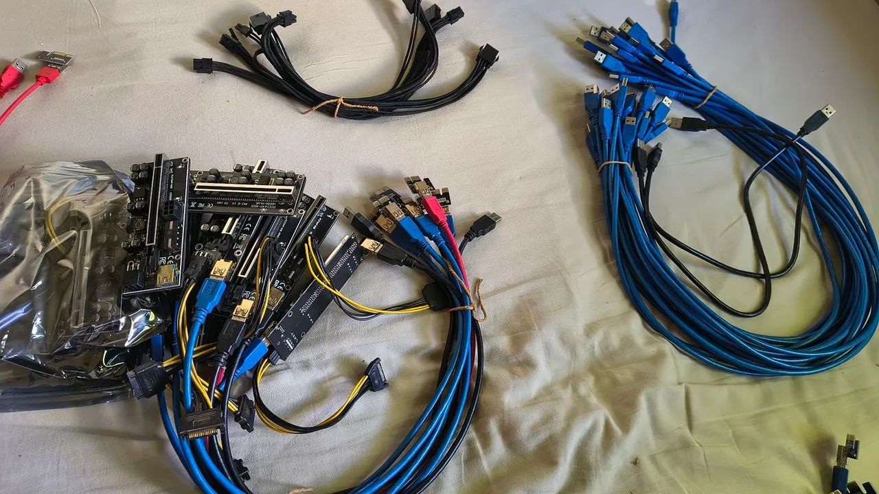 Kit 40 adaptadores risers e acessórios ENVIO OLX - Foto 4